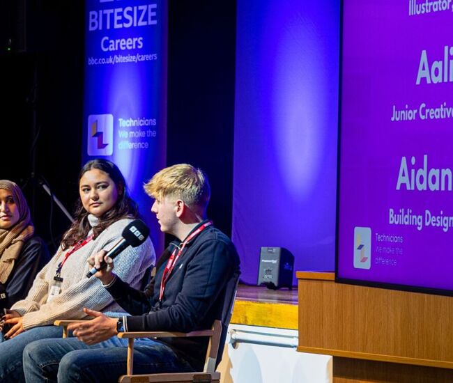 BBC Bitesize visits the academy! Image