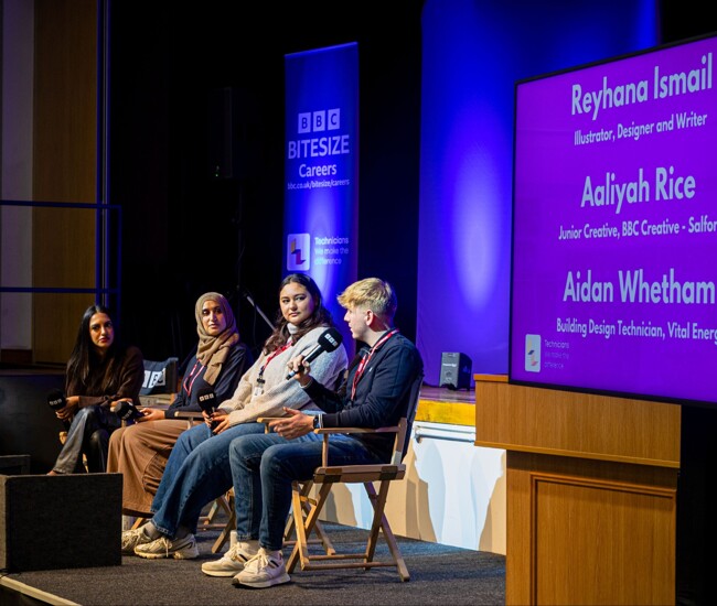 BBC Bitesize visits the academy! Image