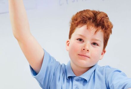 d2 3693 classroom hand in the air