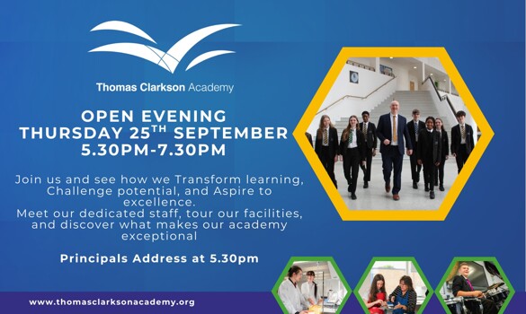TCA Open Evening Image