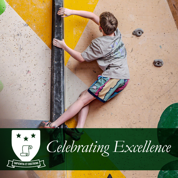 Westbourne celebrating excellence climbing