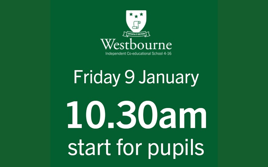 Late opening, 10.30am, 9th January