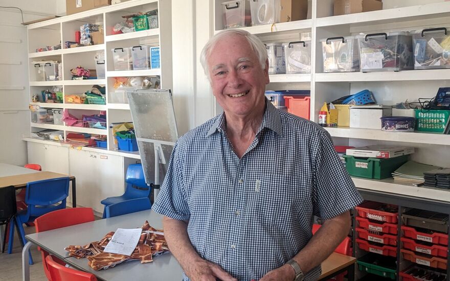 A Visit from Tony Greenham, Class of 1957 Image