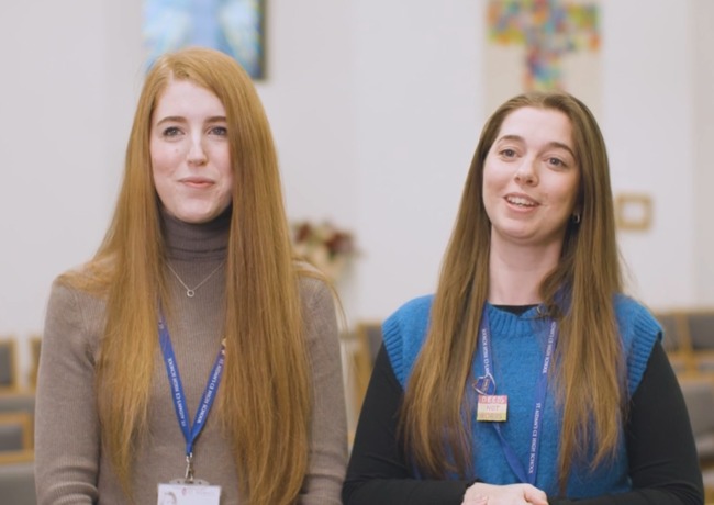 Hannah Strickland and Emily Reynard